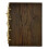 (No) Wooden Menu Holder A4 Restaurant Brown Engraving 1