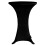 VidaXL vidaXL 4x Black Stretch Standing Table Covers (60 cm) | 4-pc Set, Fits Most Tables, 10% Spandex | Code 279071 4