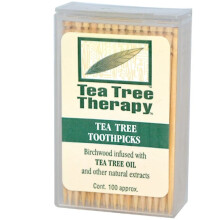 Tea Tree Therapy Mint Tandstickor 100 St (Förpackning med 1)