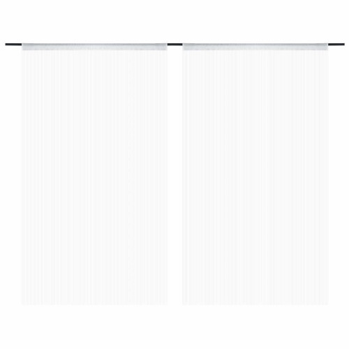 VidaXL vidaXL 2x String Curtains 100x250cm White Room Divider Window Door Background 1
