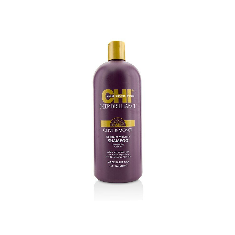 Chi Deep Brilliance Olive & Monoi Optimum Moisture Shampoo 946Ml/32Oz