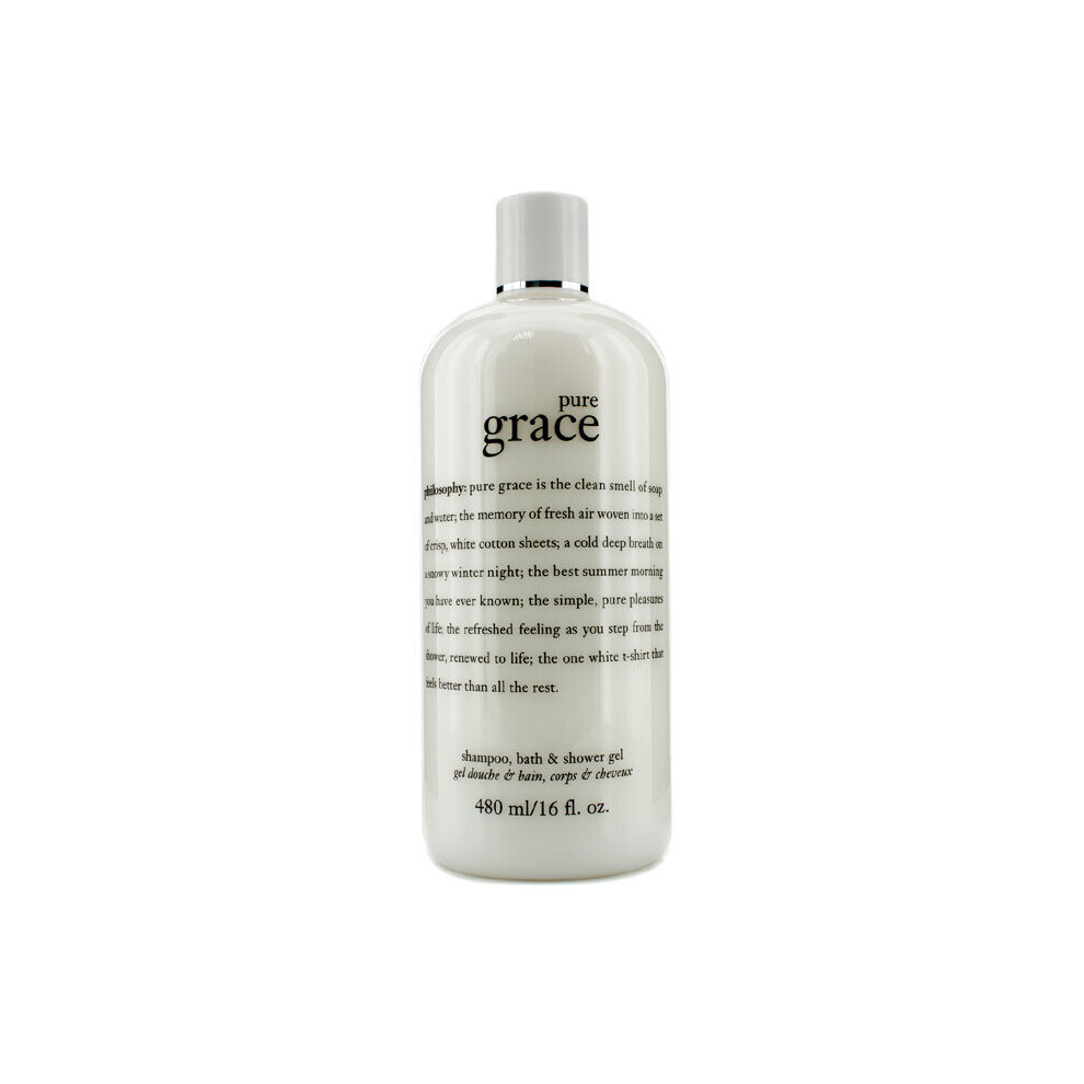 Philosophy Pure Grace Shampoo, Bath & Shower Gel 480ml/16oz