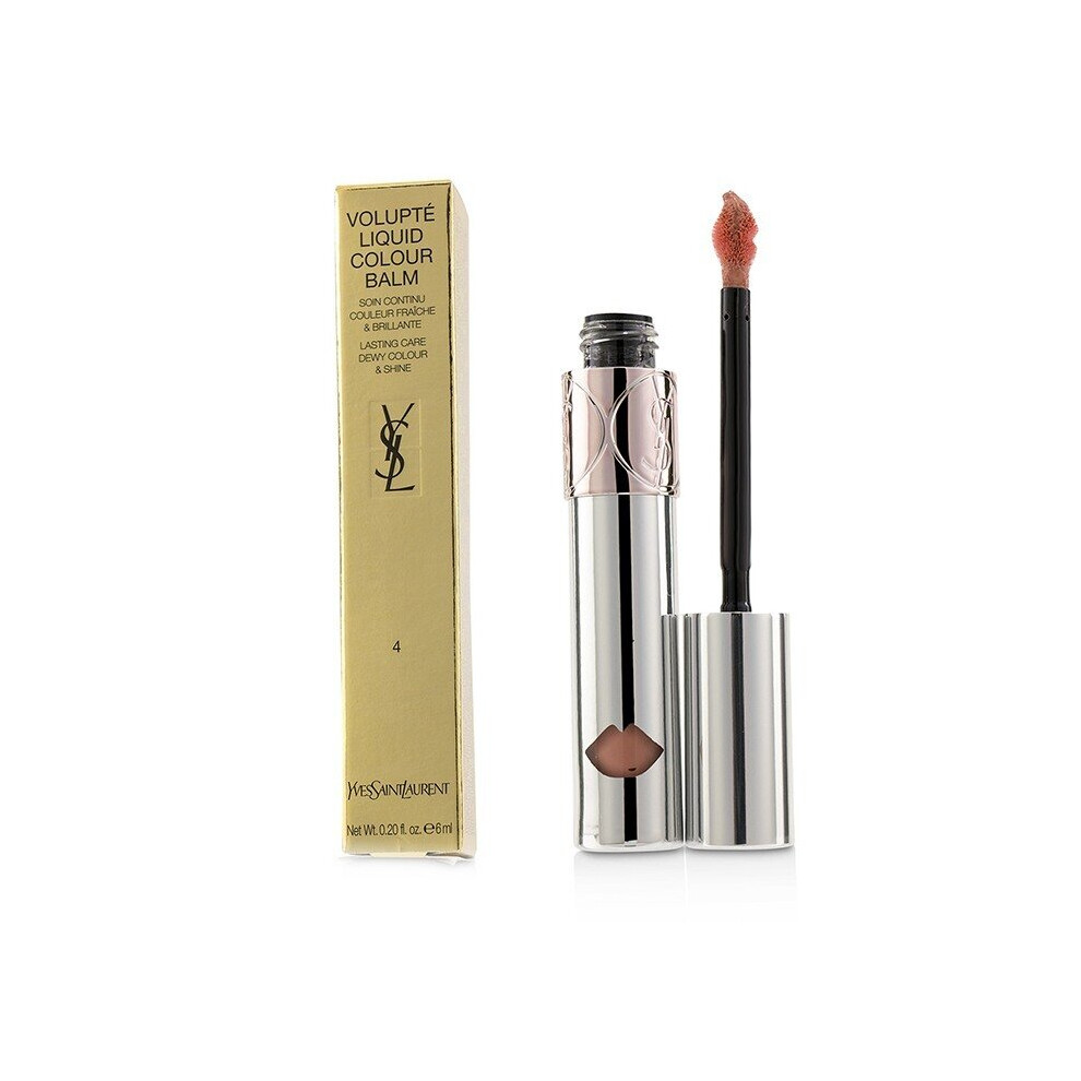 YSL Volupte Liquid Lip Balm 4 Spy On Me Nude