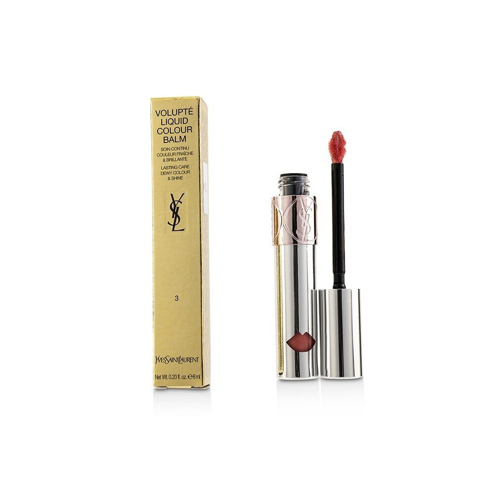 YSL Volupte Liquid Lip Balm 3 Show Me Peach