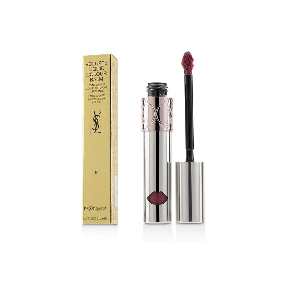 YSL Volupte Liquid Lip Balm 10 Devour Me Plum