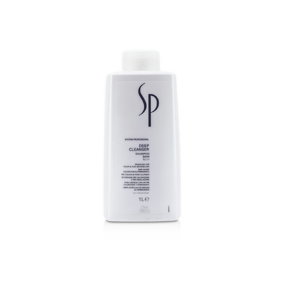 Wella Sp Deep Cleanser Shampoo 1000Ml/33.3Oz