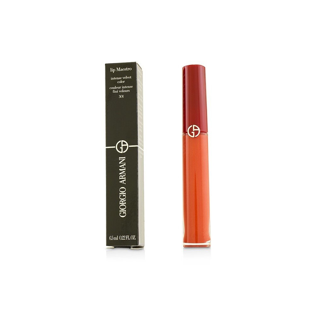 Giorgio Armani Lip Maestro Orange Liquid Lipstick 301 A-List