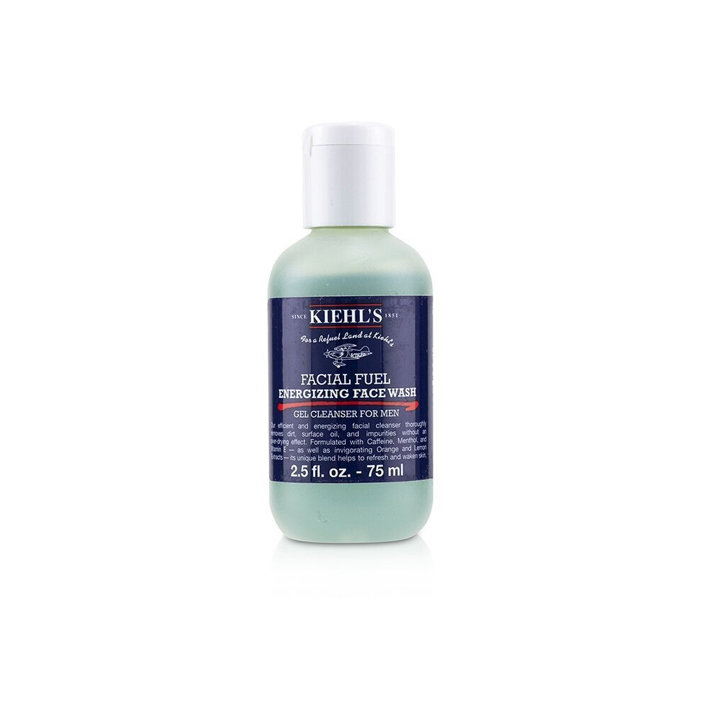 Kiehl's Facial Fuel Energizing Face Wash Gel Cleanser 75ml/2.5oz