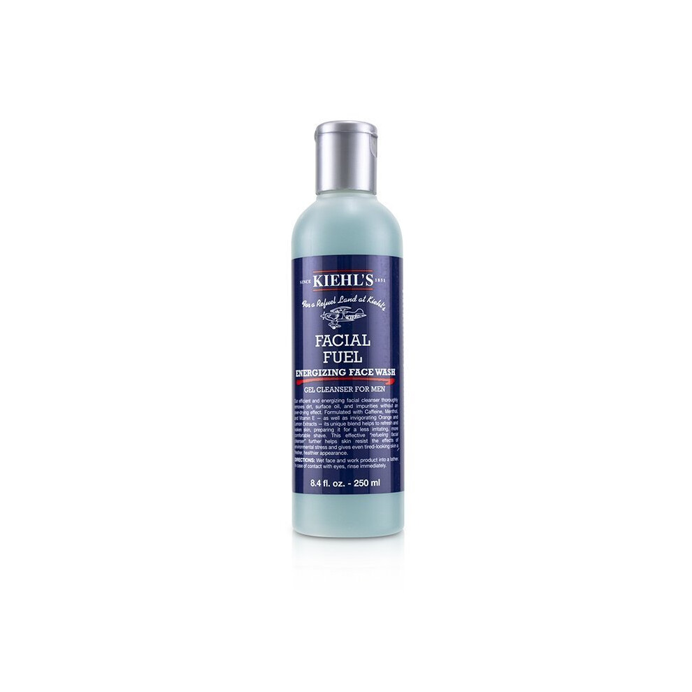 Kiehl's Facial Fuel Energizing Face Wash Gel Cleanser 250ml/8.4oz