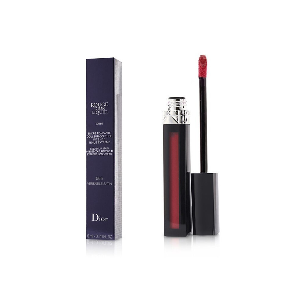 Dior Rouge Red Liquid Lip Stain 565 Versatile Satin