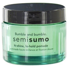Hummel und Hummel. Semisumo Hi-Shine Pomade | Anti-Frizz | Hochglanz-Finish mit dezentem Halt | Lockiges, gewelltes, gerades Haar, 1,5 Unzen