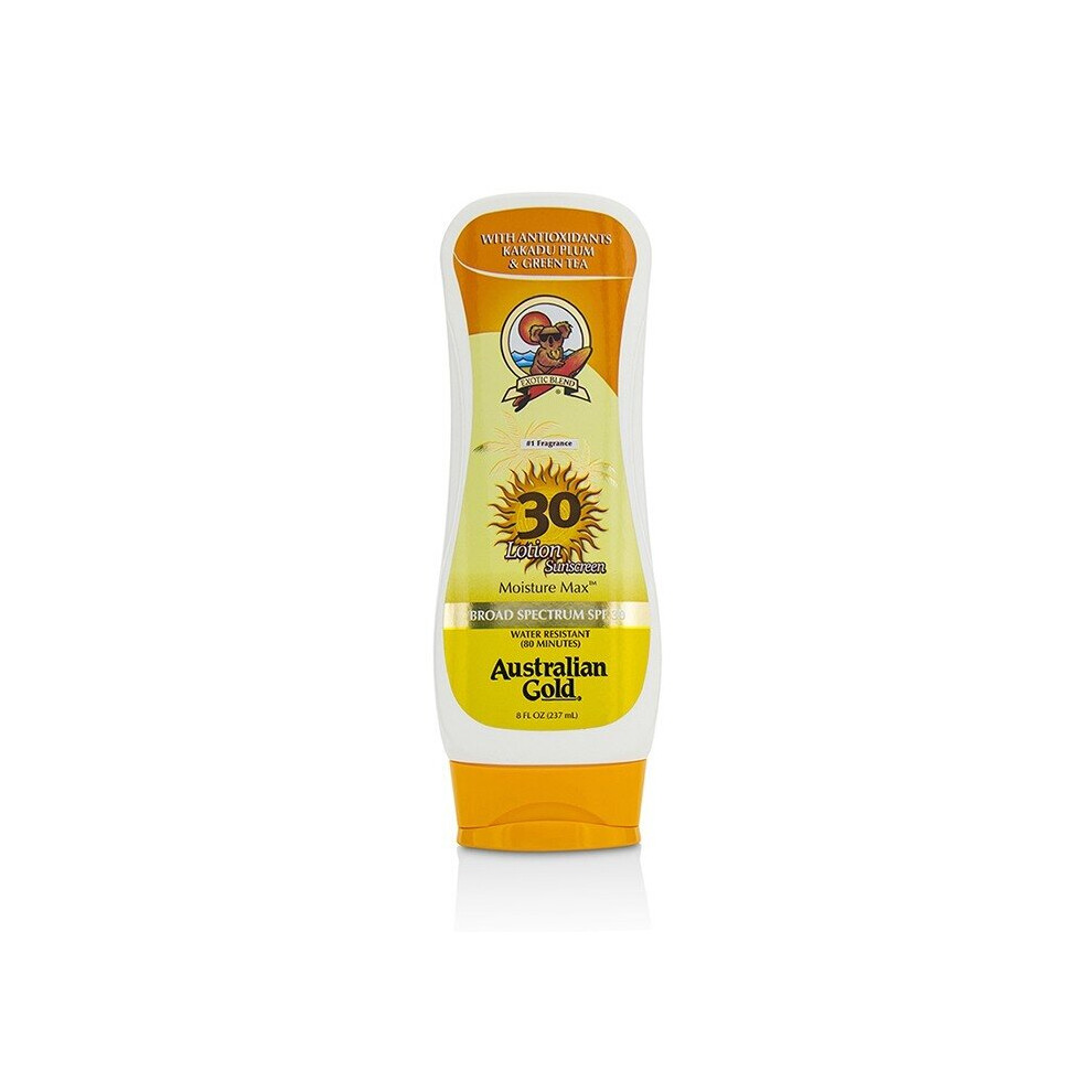 Australian Gold Lotion Sunscreen Moisture Max Broad Spectrum SPF 30 237ml/8oz