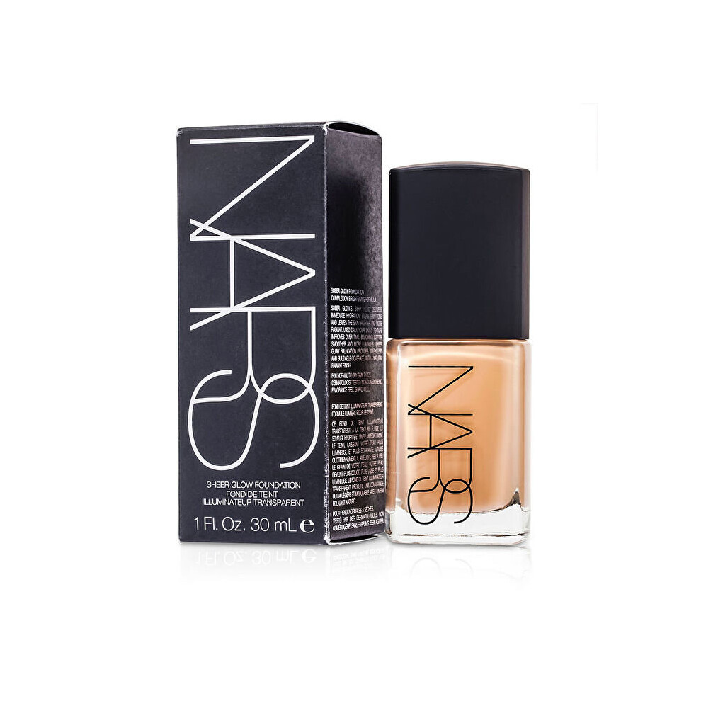 NARS Sheer Glow Foundation - Santa Fe (Medium 2 - Medium with Peachy Undertone) 30ml/1oz