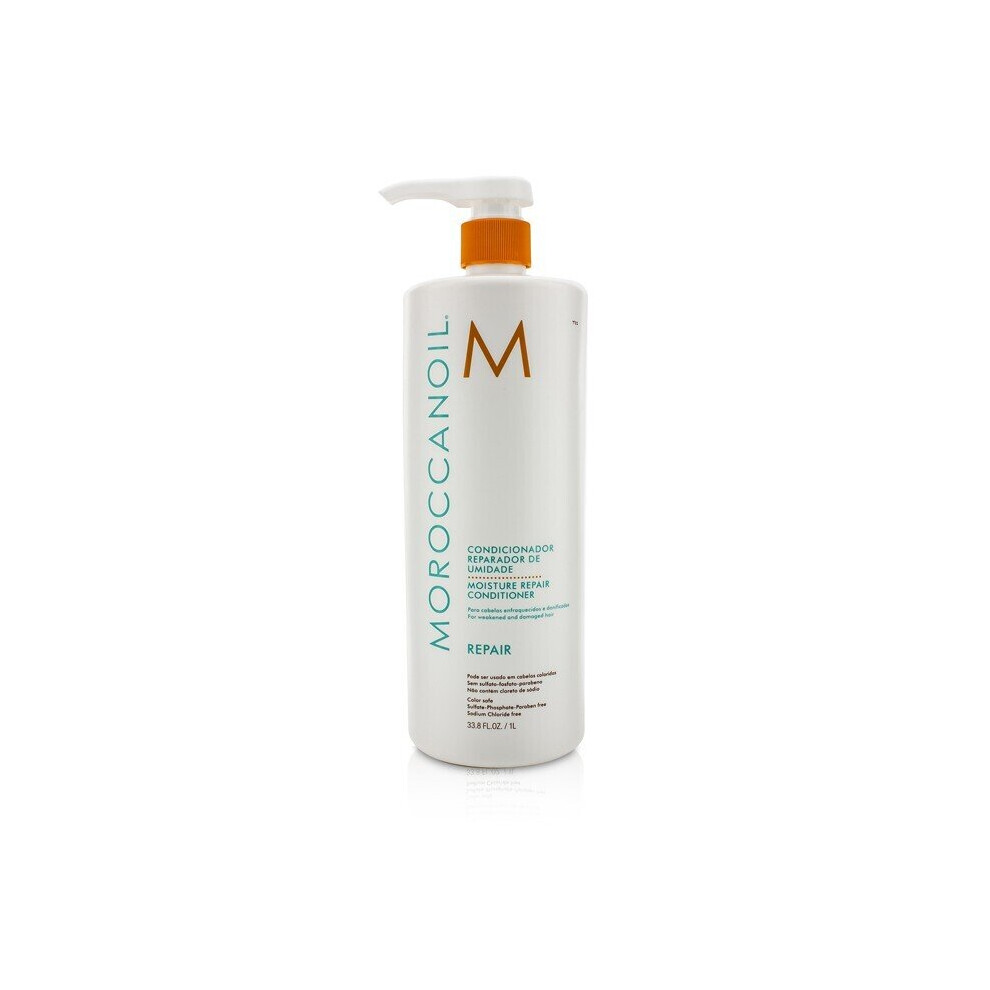 Moroccanoil Moisture Repair Conditioner - For Weakened and Damaged Hair (Salon Product) 1000ml/33.8oz