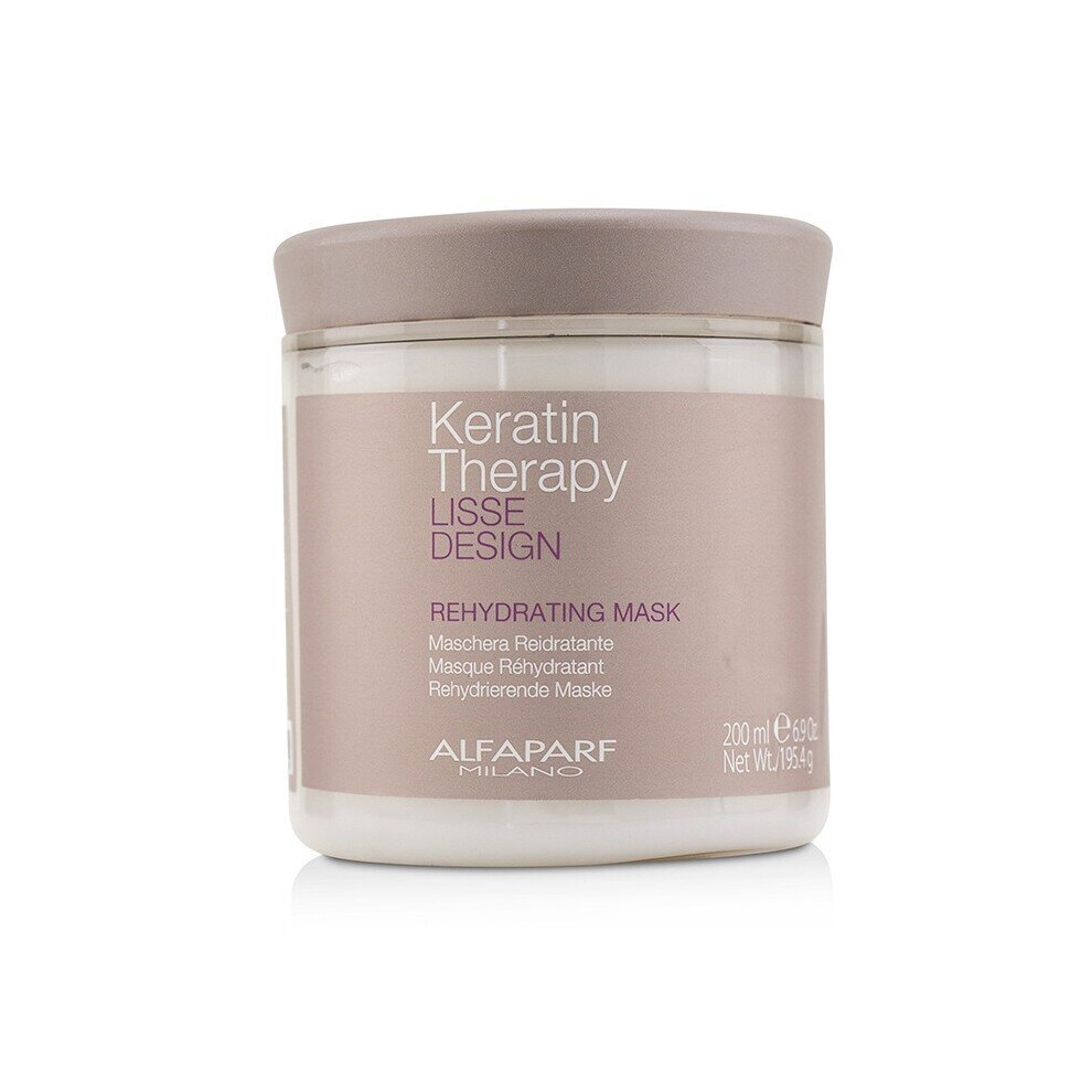Alfaparf Lisse Design Keratin Therapy Rehydrating Mask 200Ml/6.9Oz
