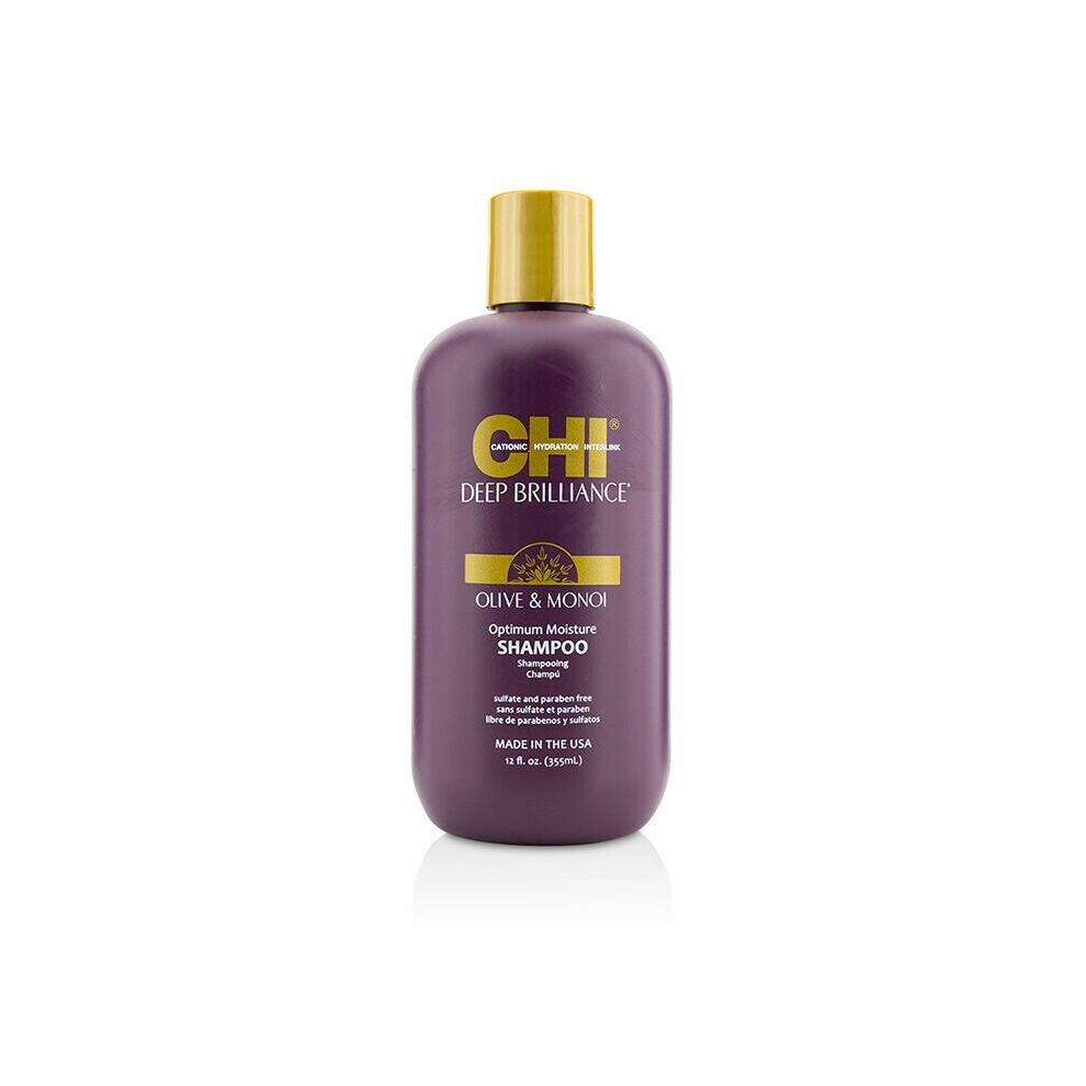 Chi Deep Brilliance Olive & Monoi Optimum Moisture Shampoo 355Ml/12Oz