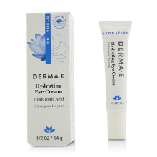 DERMA E, Hydratierende Augencreme, Hyaluronsäure, Grüner Tee, 1/2 Unze (14 g)