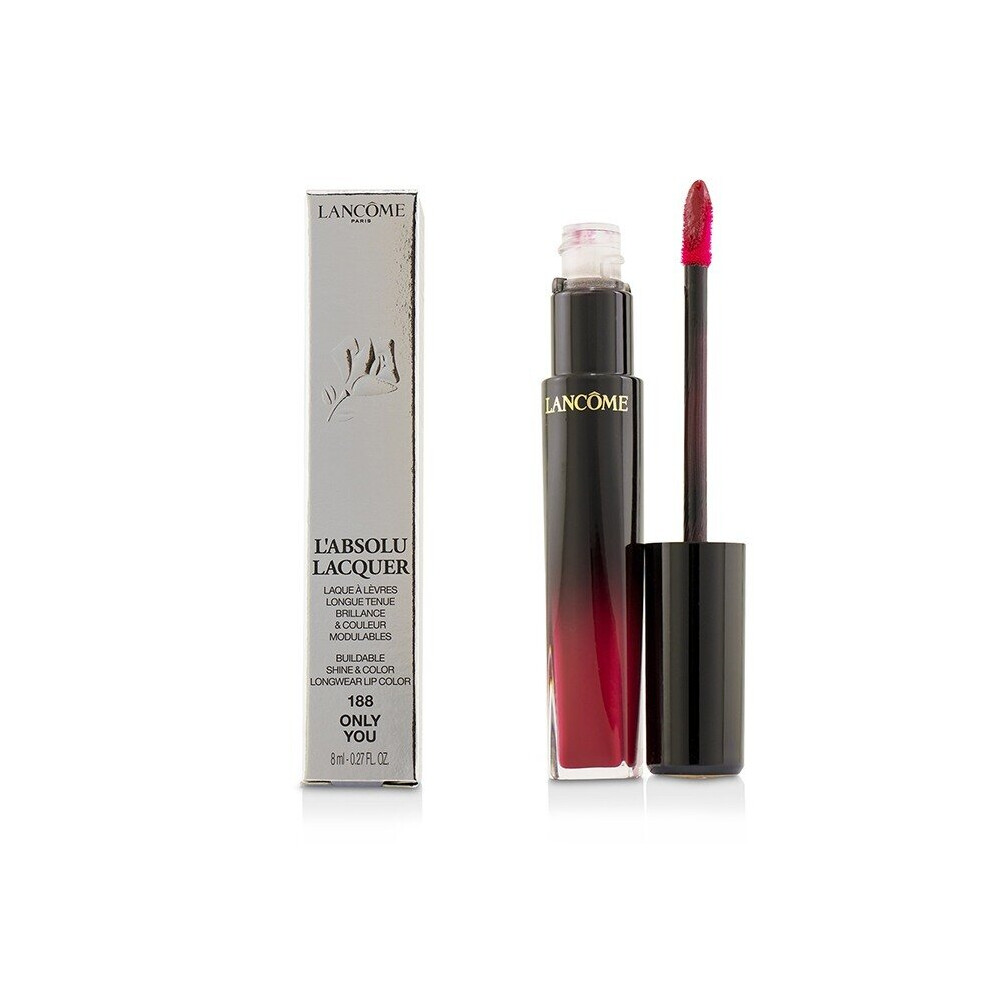 Lancome L'Absolu Lacquer Red Lipstick 188 Only You