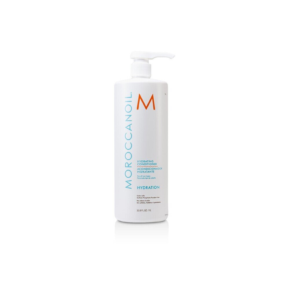 Moroccanoil Hydrating Conditioner (For All Hair Types) 1000Ml/33.8Oz Red