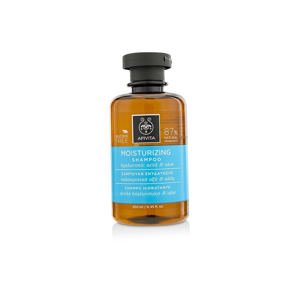 Apivita Moisturizing Shampoo with Hyaluronic Acid & Aloe (For All Hair Types) 250ml/8.45oz