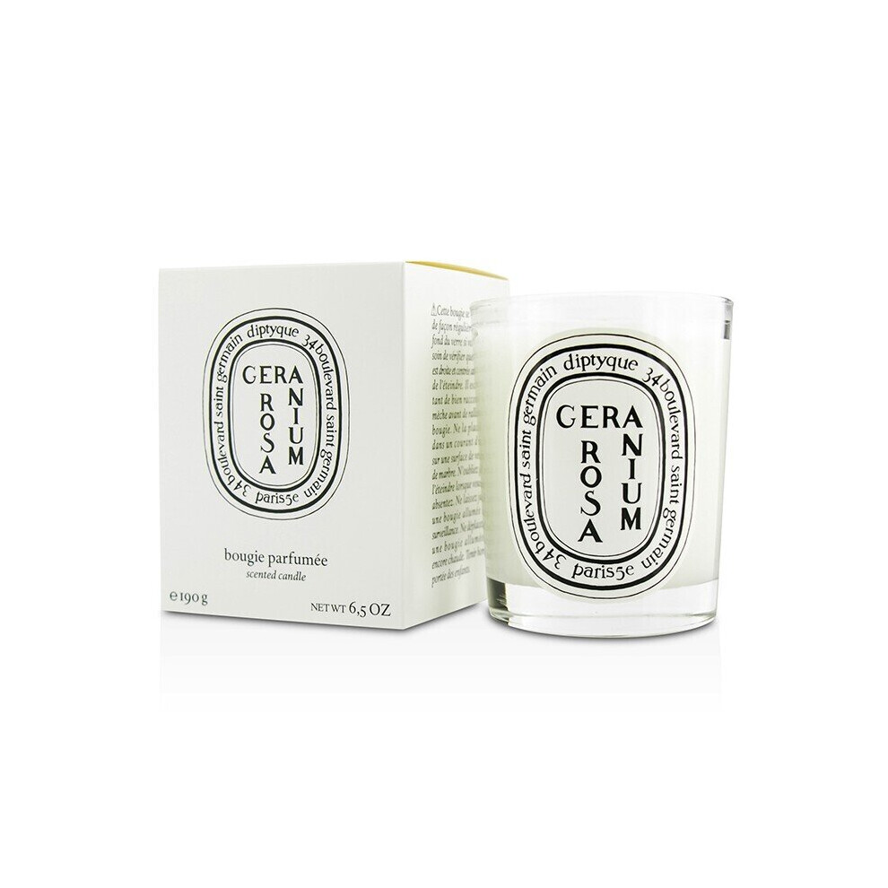 Diptyque Scented Candle - Geranium Rosa (Rose Geranium) 190g/6.5oz