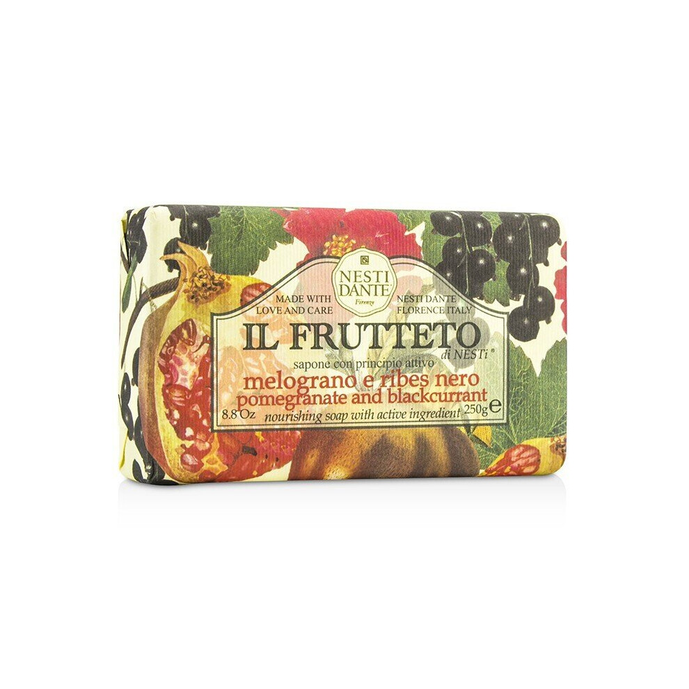 Nesti Dante Il Frutteto Nourishing Soap - Pomegranate & Blackcurrant 250G/8.8Oz