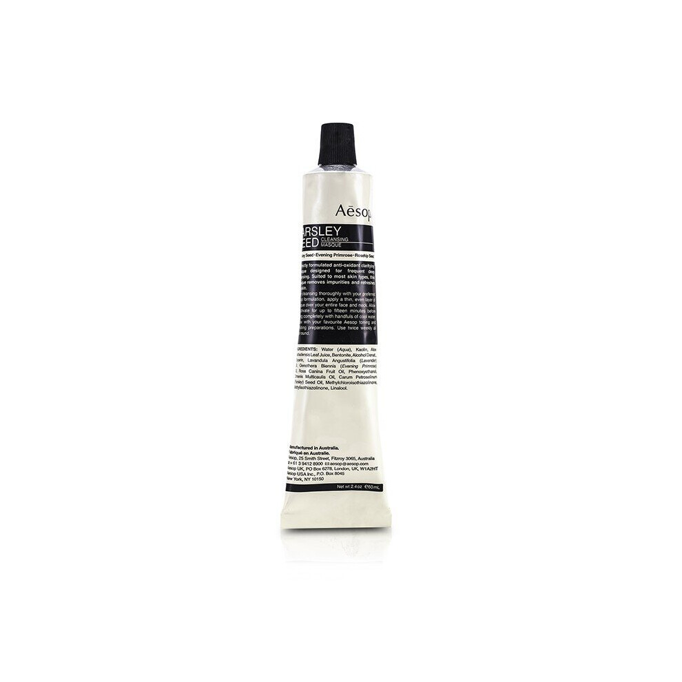 Aesop Parsley Seed Cleansing Masque (Tube) 60Ml/2.38Oz