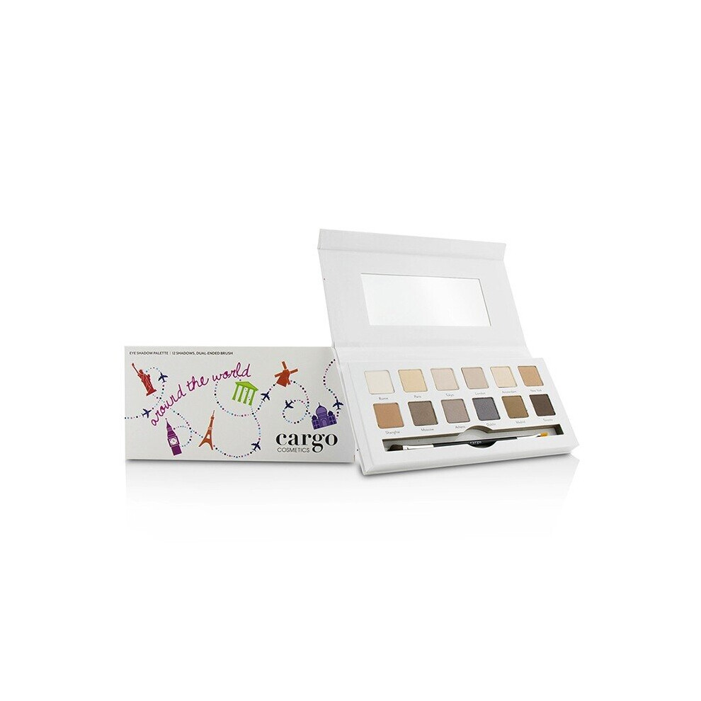 Cargo Around the World Eye Shadow Palette (12x Eye Shadow, 1x Shadow Brush) 12x0.8g/0.03oz