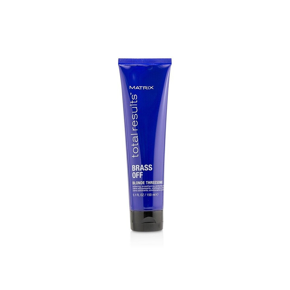 Matrix Total Results Brass Off Blonde Threesome (Softening, Smoothening, Protecting Cream) 150ml/5.1oz