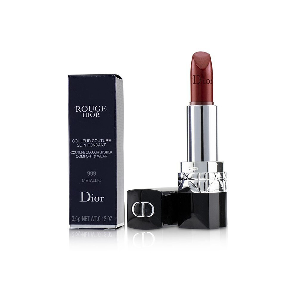 Dior Christian Rouge Couture Colour Comfort & Wear Lipstick - # 999 Metallic 3.5G/0.12Oz