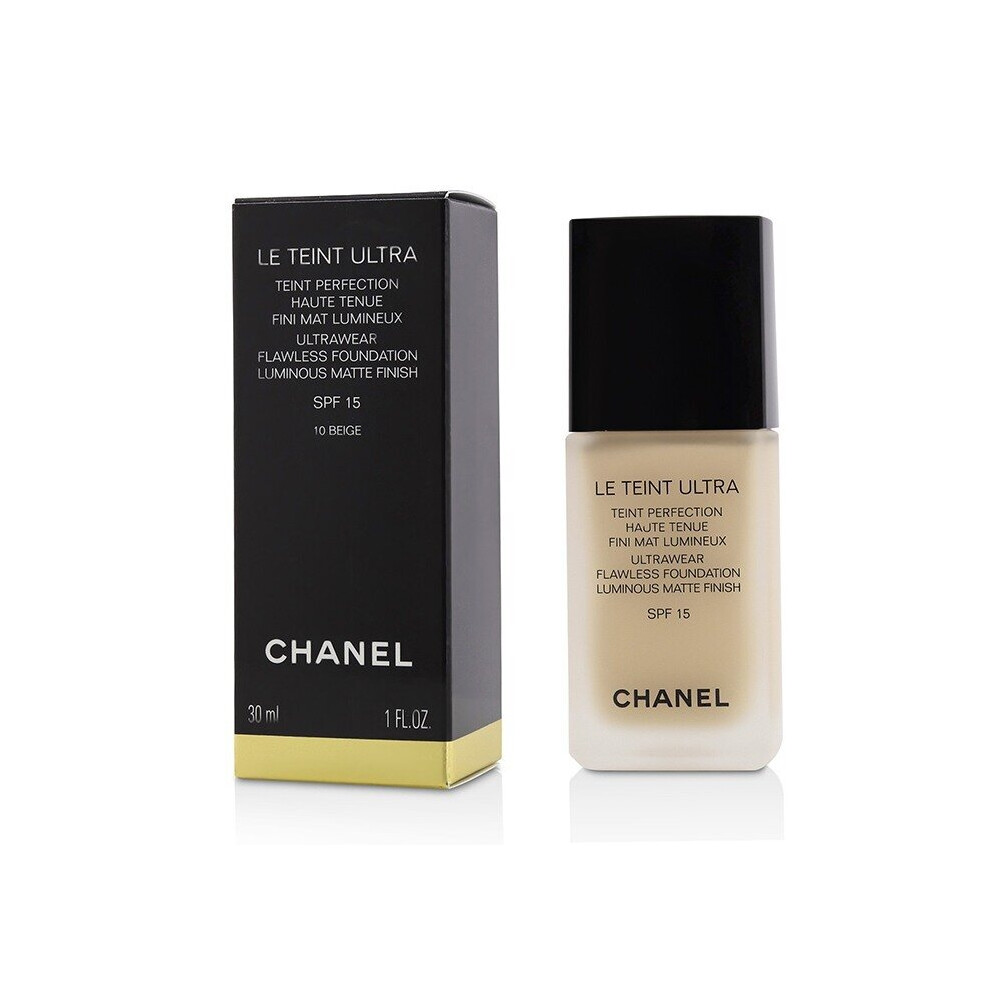 Chanel Le Teint Ultra Luminous Matte Foundation 10 Beige SPF15 30ml