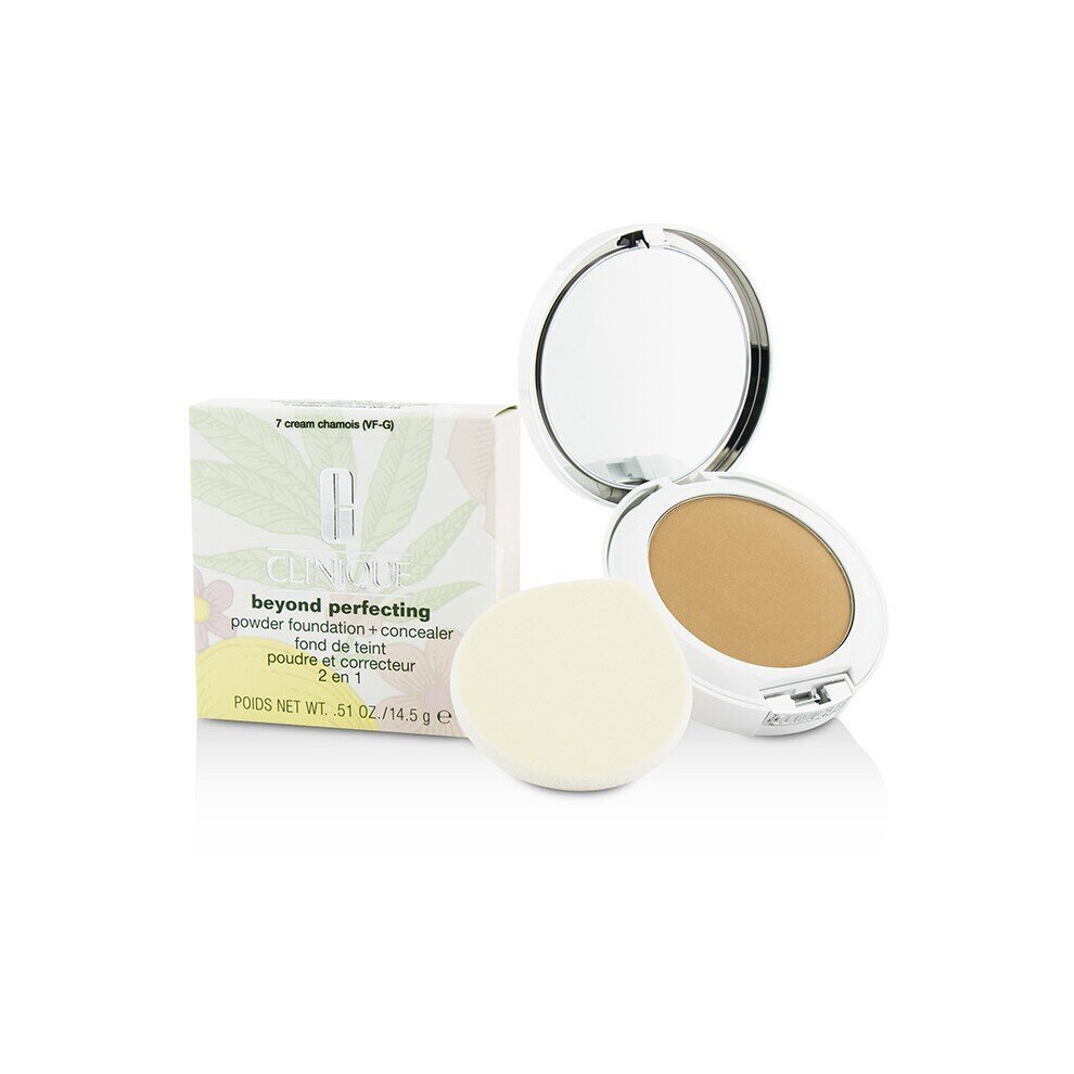 Clinique Beyond Perfecting Powder Foundation + Corrector - # 07 Cream Chamois (VF-G) 14.5g/0.51oz