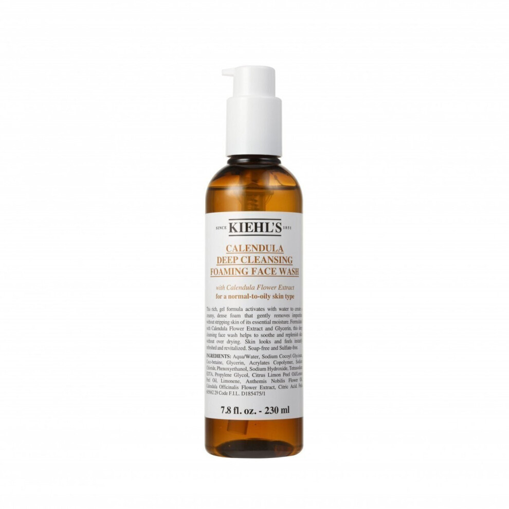 Kiehl's Calendula Deep Cleansing Foaming Face Wash 230ml/7.8oz