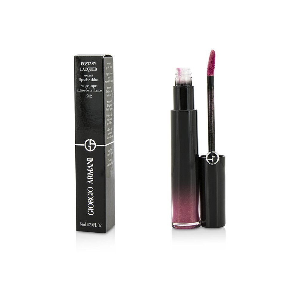 Giorgio Armani Ecstasy Lacquer Pink Liquid Lipstick 502 Boudoir