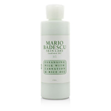 Leche Limpiadora Mario Badescu con Clavel, Aceite de Arroz y Vitamina E - Desmaquillante Líquido Sin Enjuague