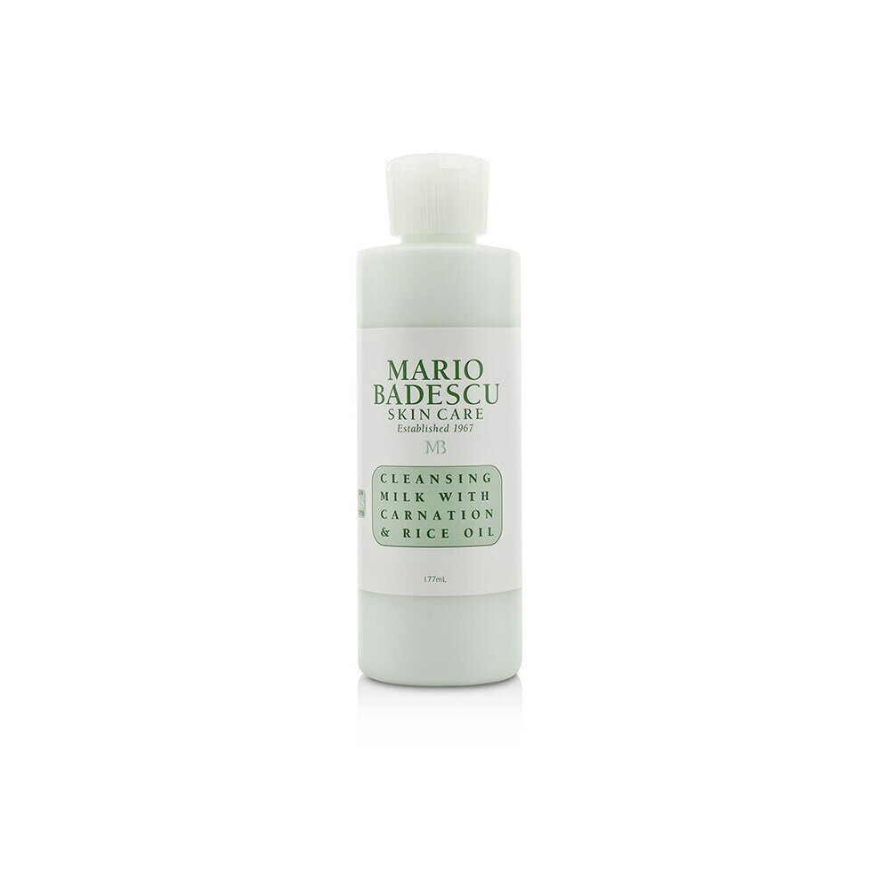 Mario Badescu Cleansing Milk With Carnation & Rice Oil - For Dry/ Sensitive Skin Types 177ml/6oz