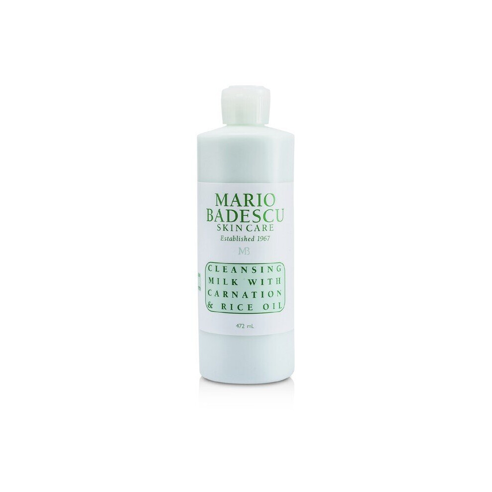 Mario Badescu Cleansing Milk With Carnation & Rice Oil - For Dry/ Sensitive Skin Types 472ml/16oz