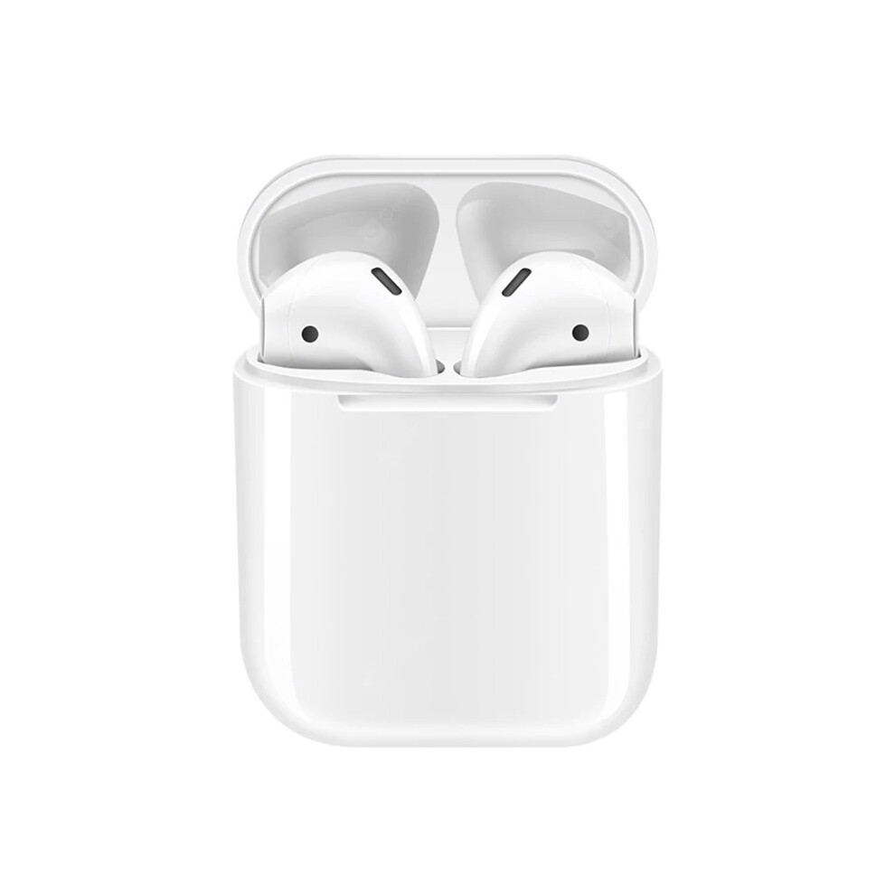 (White) I12 Wireless Earphones Bluetooth Headphones S10 Xs White 7427127895631