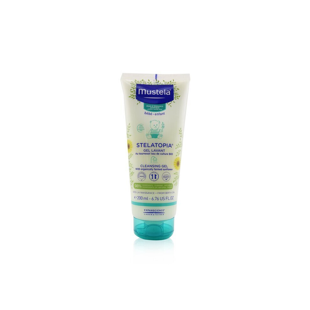 Mustela Stelatopia Cleansing Gel - For Atopic-Prone Skin 200Ml/6.76Oz