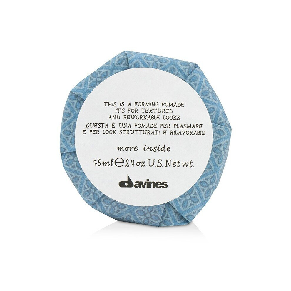 Davines More Inside This Is A Forming Pomade (For Textured And Reworkable Looks) 75Ml/2.7Oz