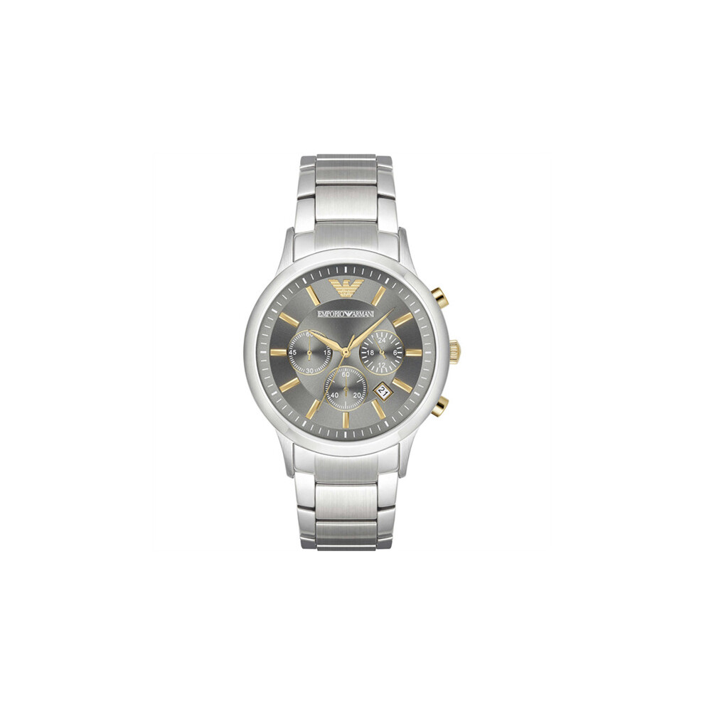 Armani Emporio Renato Ar11047 Man Watch Al Quarzo Silver