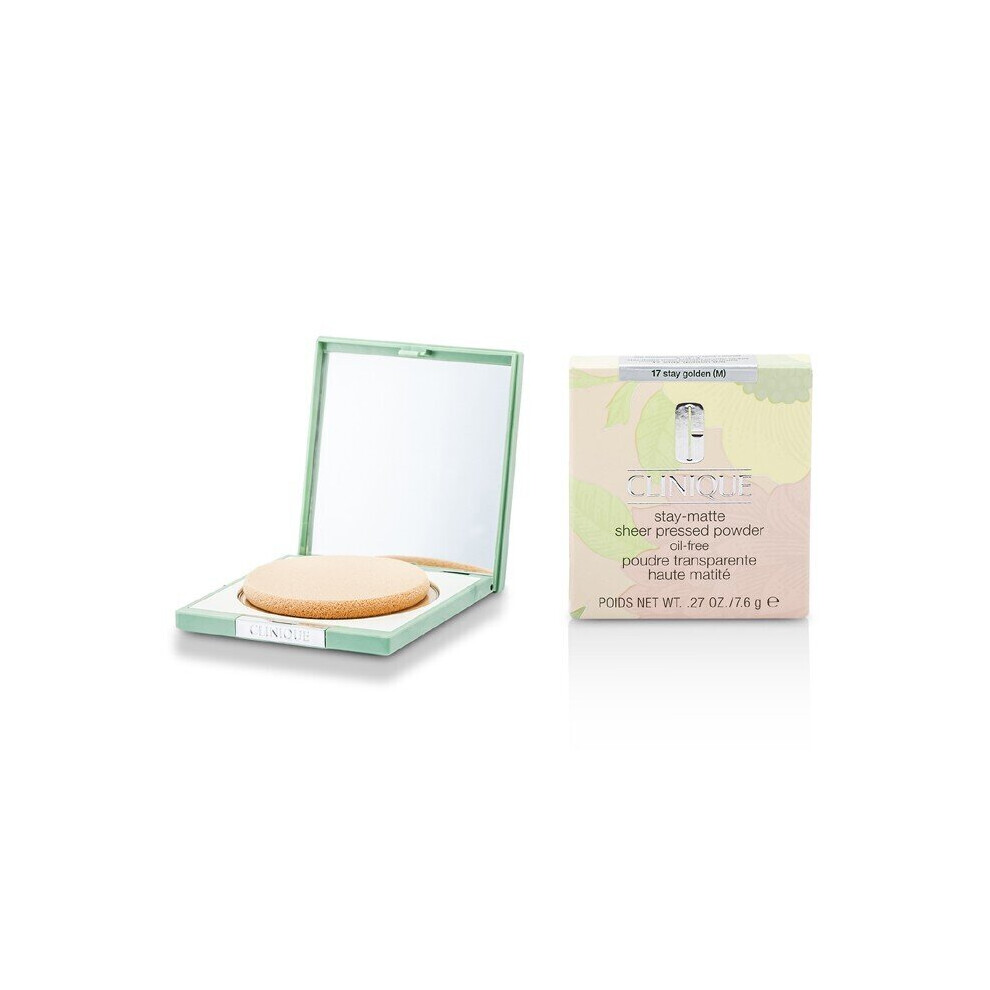 Clinique Stay Matte Powder Oil Free - No. 17 Stay Golden 7.6g/0.27oz