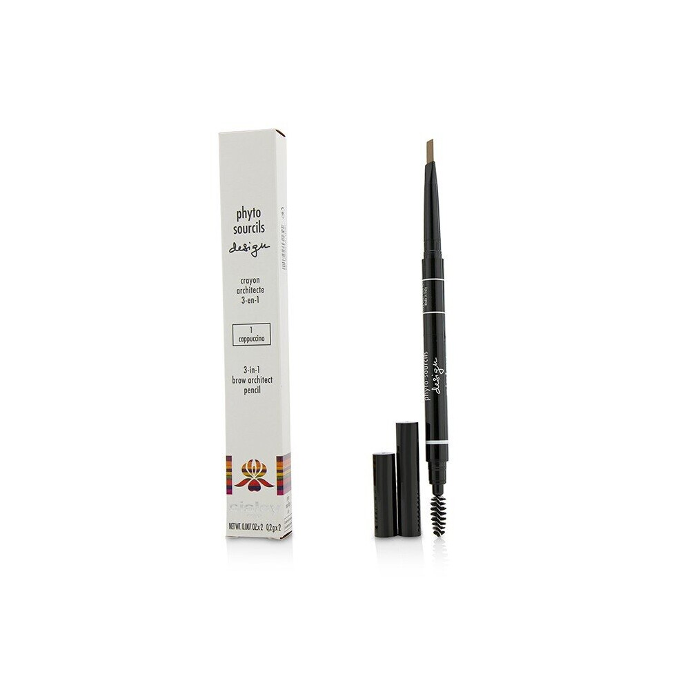 Sisley Phyto Sourcils Design 3 In 1 Brow Architect Pencil - # 1 Cappuccino 2x0.2g/0.007oz
