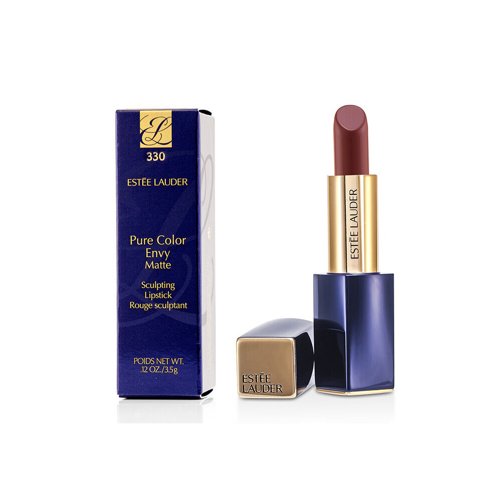 Estee Lauder Pure Color Envy Matte Sculpting Lipstick - # 330 Decisive  Poppy 3.5g/0.12oz