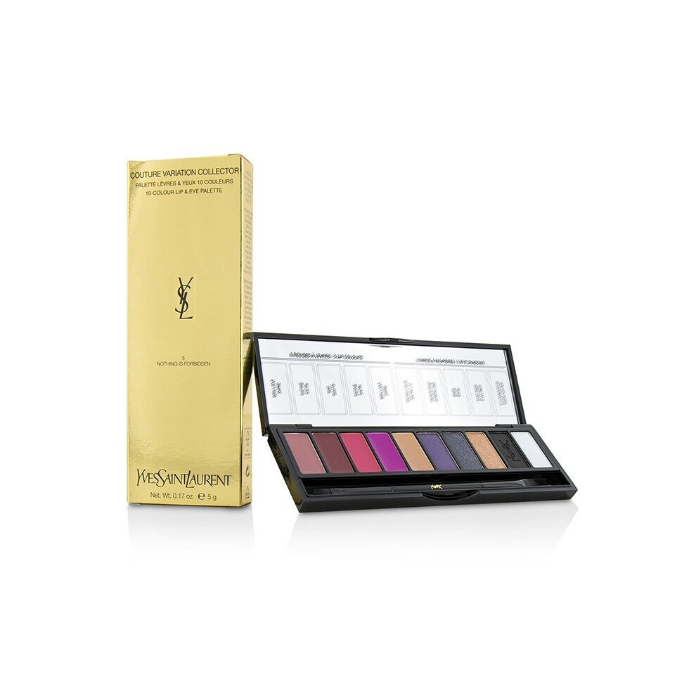 Yves Saint Laurent Couture Variation Collector 10 Colour Lip & Eye Palette - # 5 Nothing Is Forbidden 5g/0.17oz