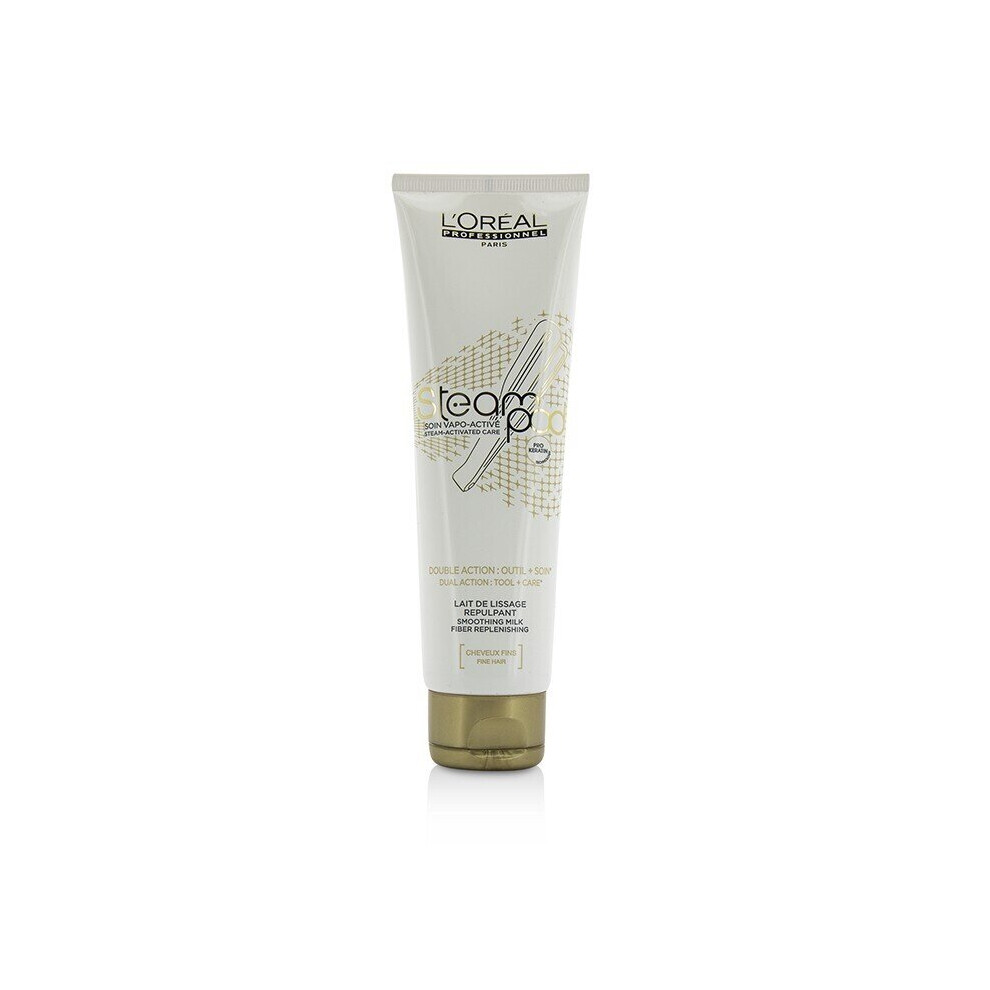 L'Oreal Professionnel Steampod Steam Activated Care Smoothing Milk (For Fine Hair) 150ml/5oz