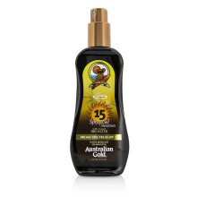 Australian Gold Spray Gel Sunscreen Broad Spectrum SPF 15 with Instant Bronzer 237ml/8oz