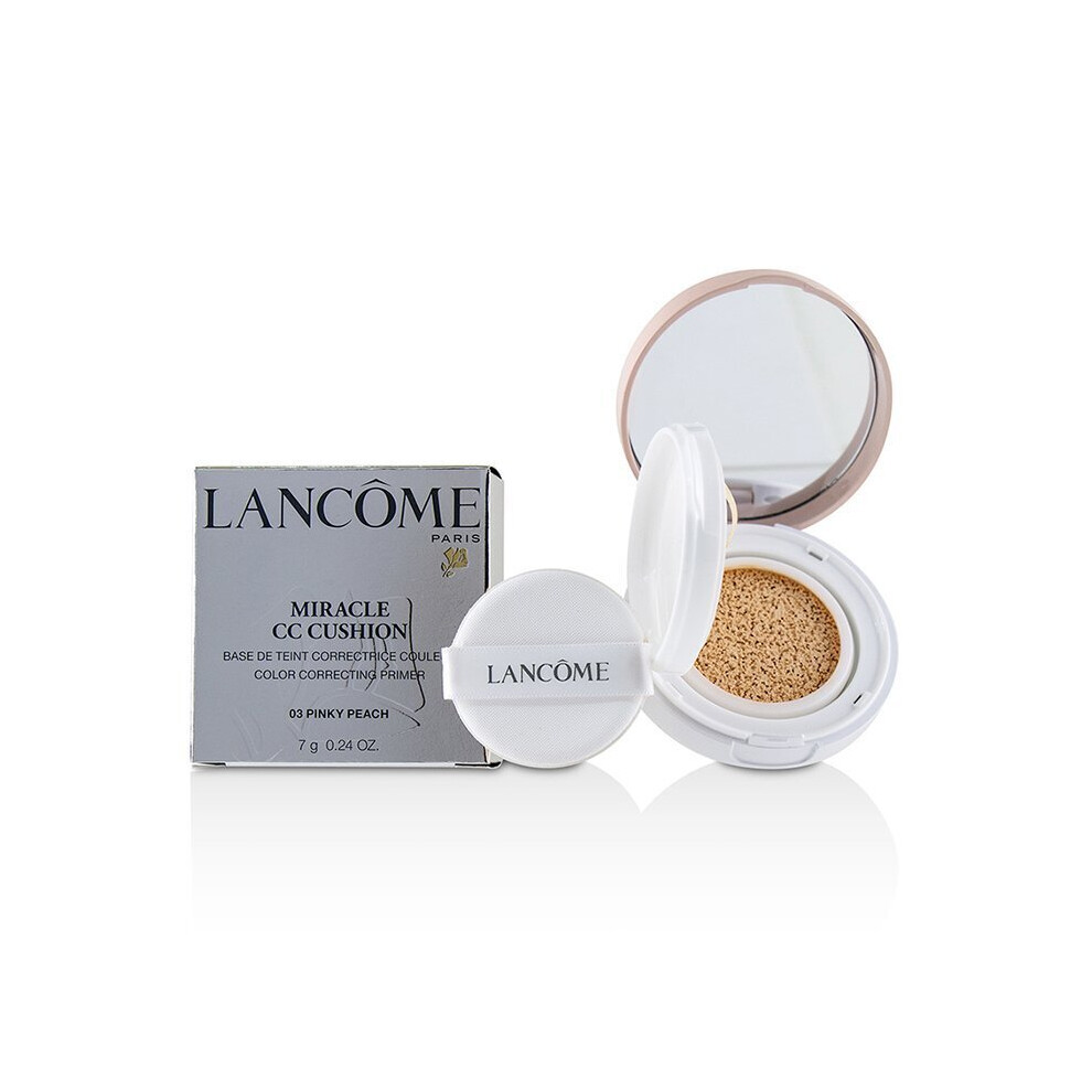 Lancome Miracle CC Cushion Color Correcting Primer - # 03 Pinky Peach 7g/0.24oz