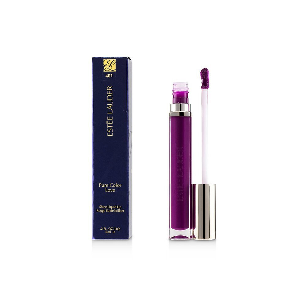 Estee Lauder Pure Colour Love Shine Liquid Lip Gloss 401 Grape Addiction