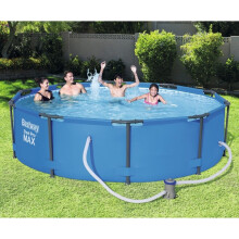 Bestway Steel Pro 10ft Swimming Pool Set With Metal Frame & Pump